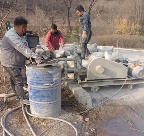 黄冈路面下沉注浆